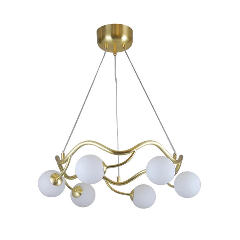 ໂຄມໄຟ pendant ແກ້ວ G9 ແບບ Nordic elegant